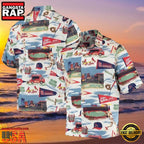 MLB St. Louis Cardinals Stadium Landscape Aloha Hawaiian Shirt