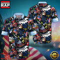 MLB Tampa Bay Rays Americana Tiki New Design Aloha Shirt
