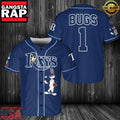 MLB Tampa Bay Rays Bugs Bunny Baseball Jersey Shirt - MLB Fan Gifts