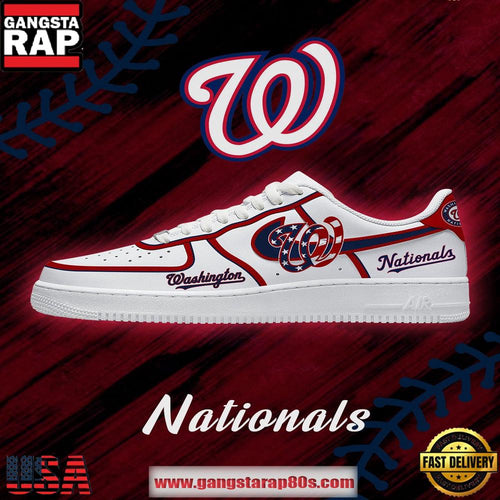 MLB Washington Nationals Baseball New 2026 AF1 Shoes Running Sneakers