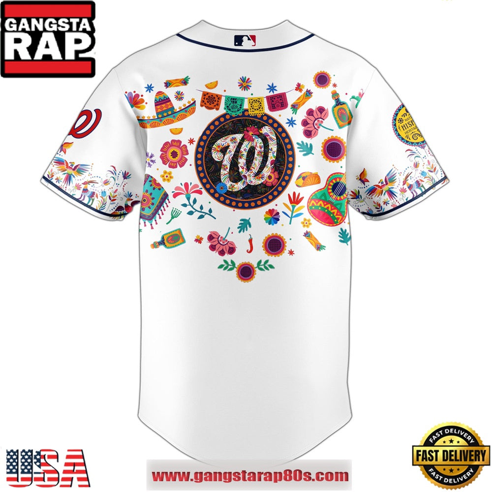 MLB Washington Nationals X Hispanic Heritage Special Edition Baseball Jersey