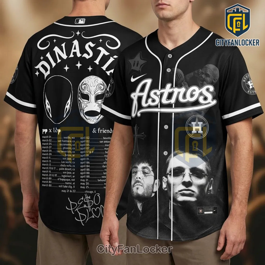MLB x Dinastía Tour Houston Astros Limited Edition 2026 Baseball Jersey