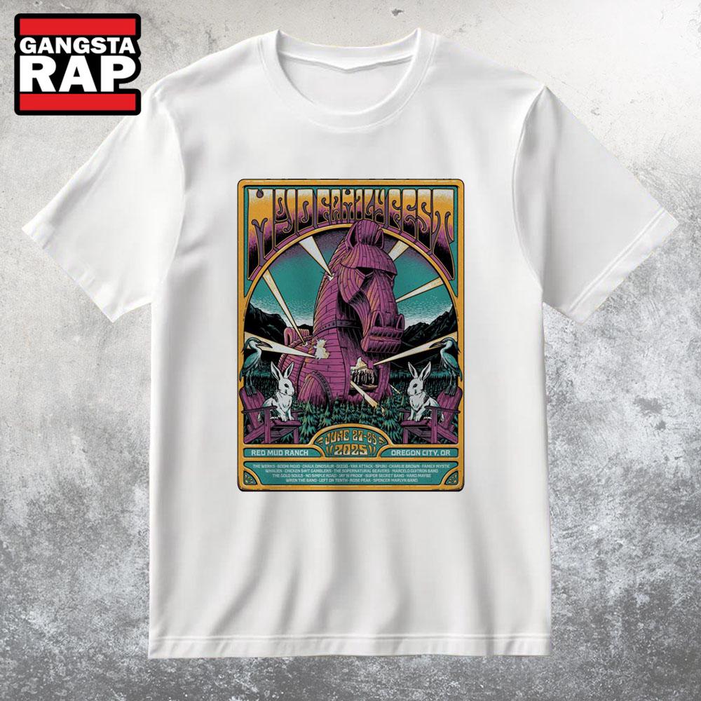 Mojo Family Fest At Red Mud Ranch On Jun 27-29 2025 T Shirt