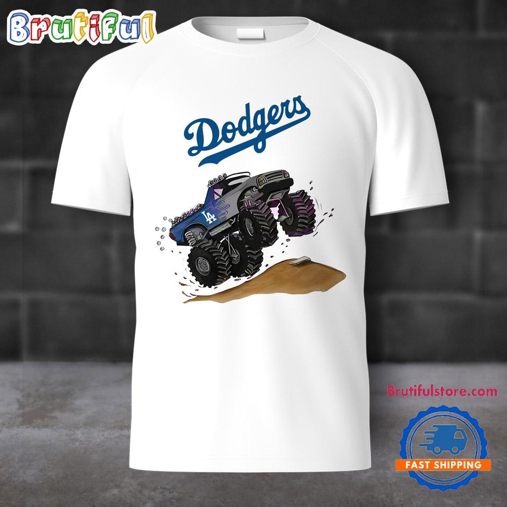 Monster Truck Baseball Team T Shirt