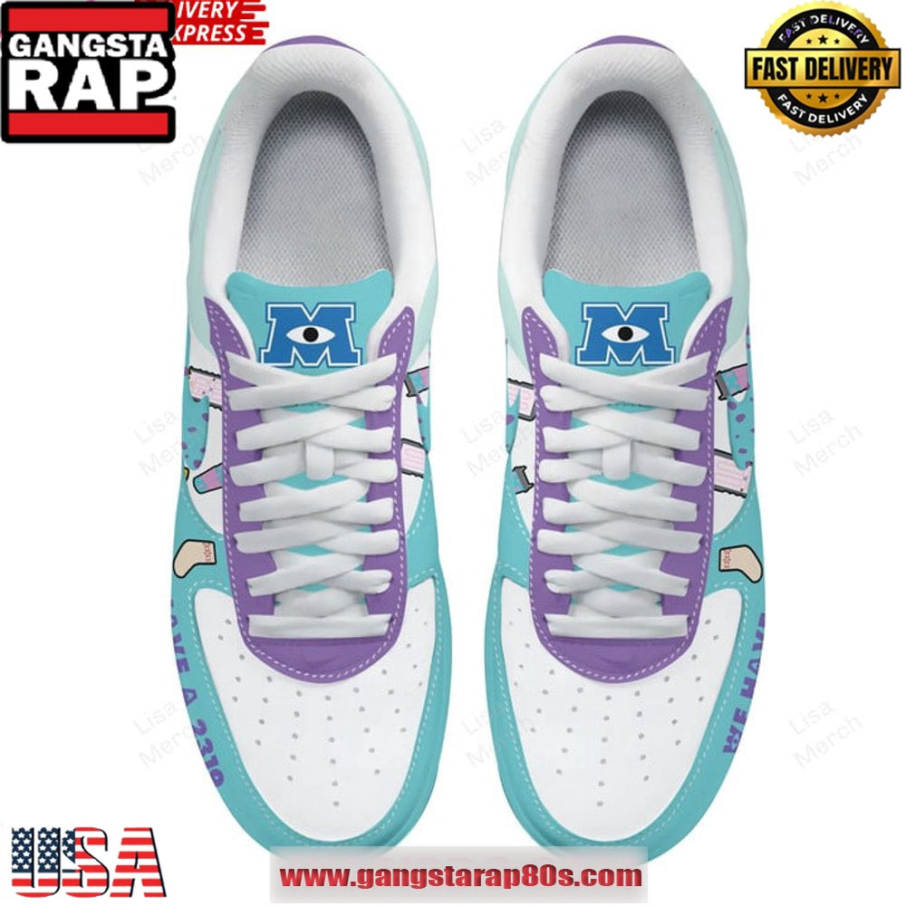 Monsters Disney Limited Edition Air Force 1 Running Sneakers Shoes