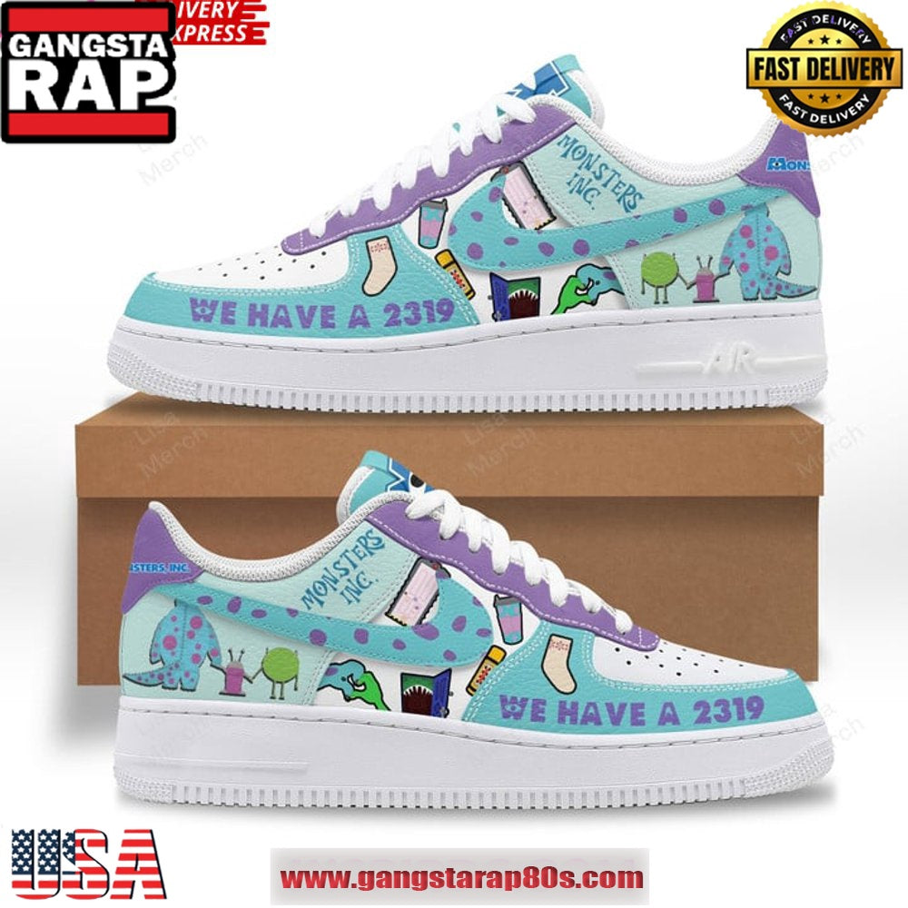Monsters Disney Limited Edition Air Force 1 Running Sneakers Shoes