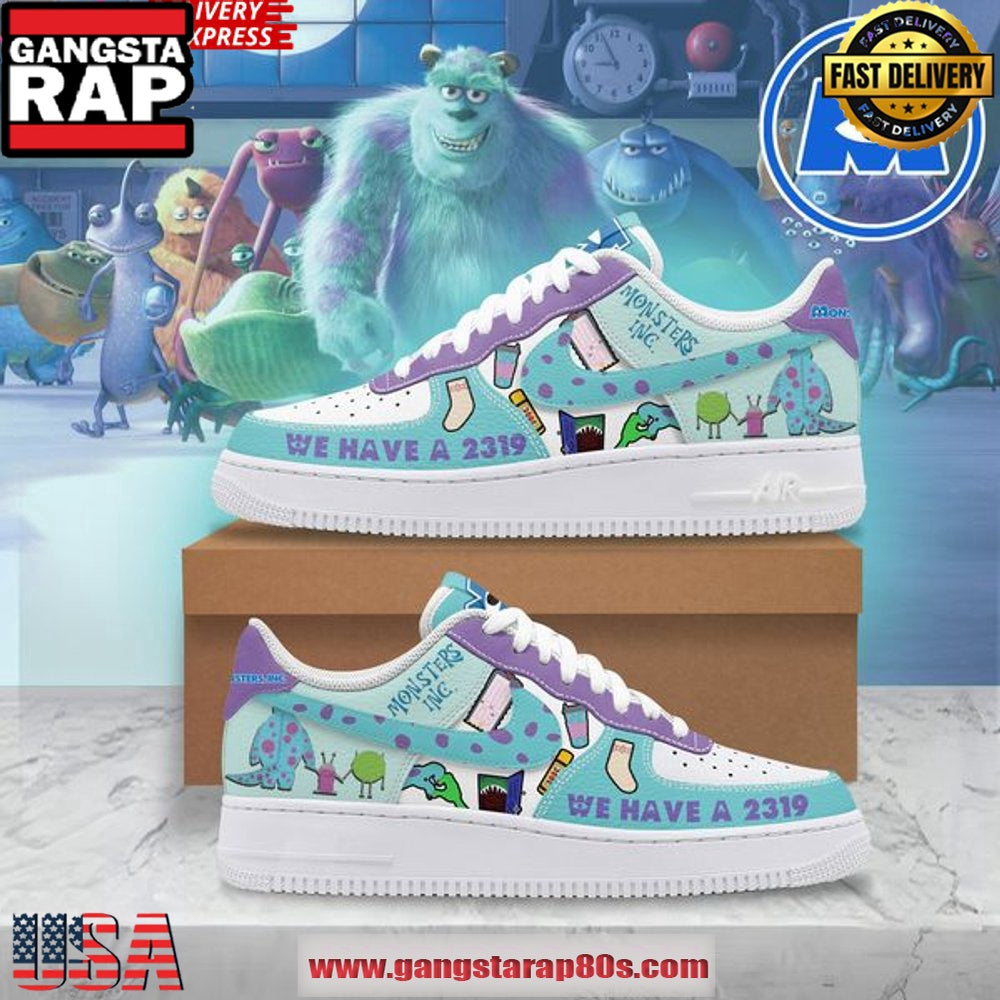 Monsters Disney Limited Edition Air Force 1 Running Sneakers Shoes
