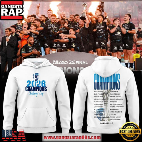 Montpellier H?rault Rugby Challenge Cup 2026 Trophy Special Edition Hoodie