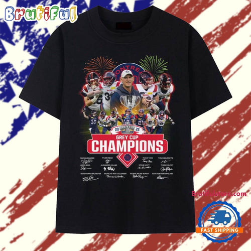 Montreal Alouettes Grey Cup 2025 Champions Winner T Shirt