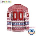 Montreal Canadiens 2025 NHL Christmas Personalized Hockey Jersey Design