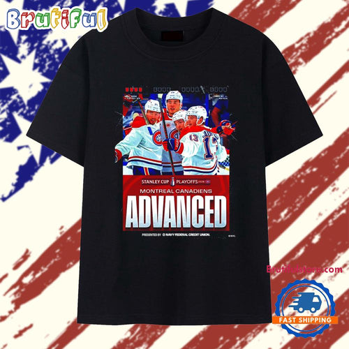 Montreal Canadiens Advanced 2026 NHL Stanley Cup Playoffs poster T Shirt
