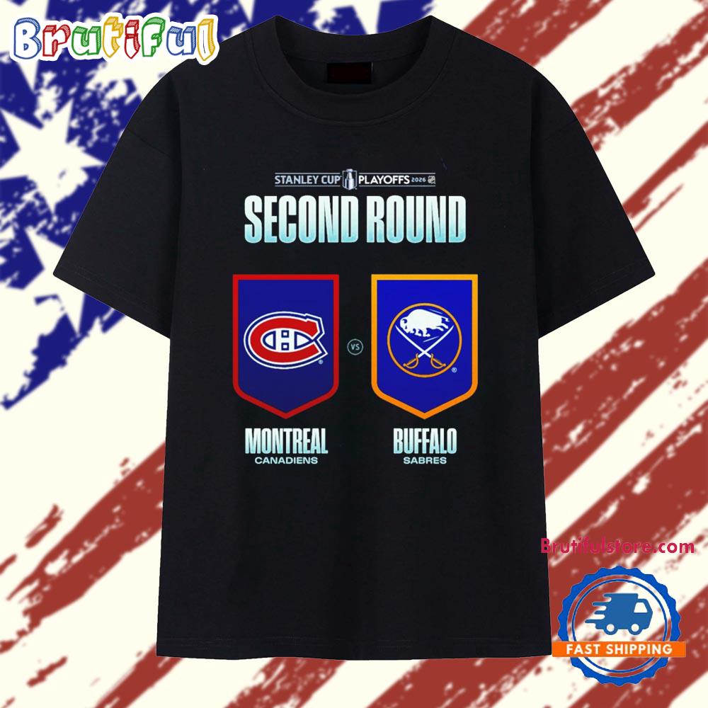 Montreal Canadiens vs Buffalo Sabres 2026 NHL Stanley Cup Playoffs T Shirt