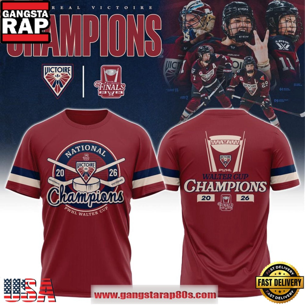 Montreal Victoire 2026 Walter Cup Champions Unisex T-Shirt