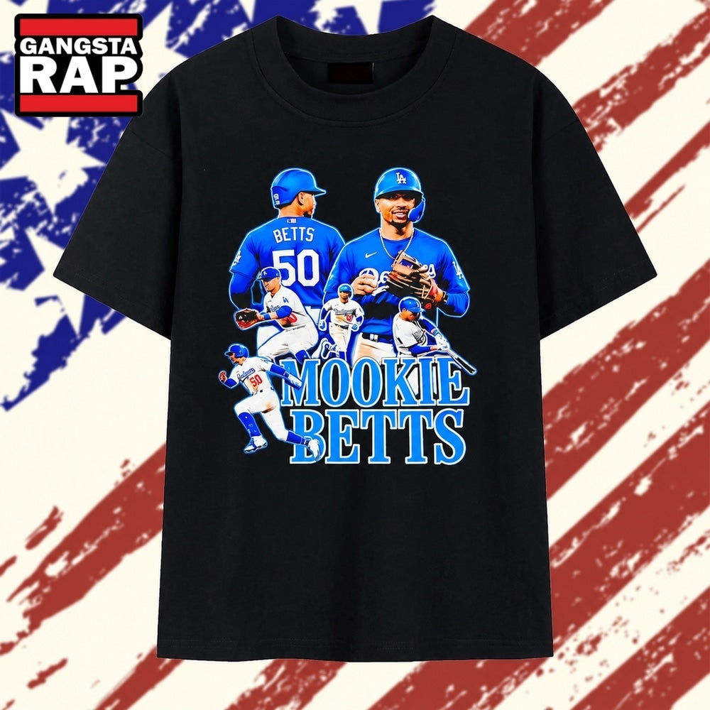 Mookie Betts Los Angeles Dodgers 50 MLB T Shirt