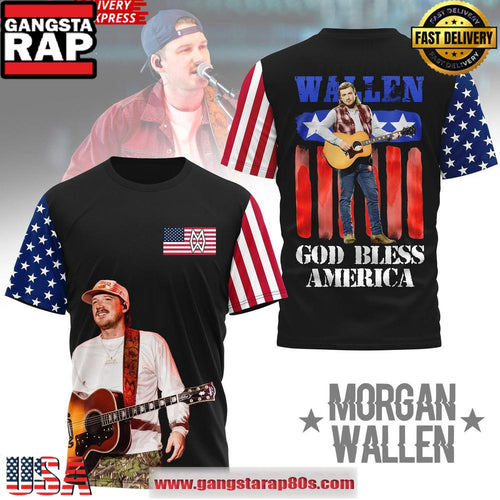 Morgan Wallen God Bless American Special Unisex T Shirt