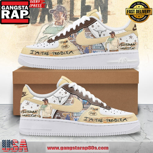 Morgan Wallen I’m The Problem Tour Air Force 1 Running Sneakers Shoes