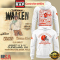 Morgan Wallen x Cleveland Browns 2025 Tour White Unisex Hoodie