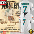 Morgan Wallen x Miami Dolphins Limited Edition Custom Football Jersey