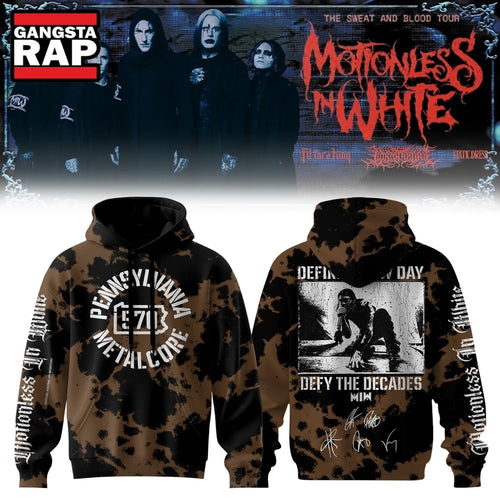Motionless In White Signed Decades 2026 Hoodie , Music Trending 3D Shirt