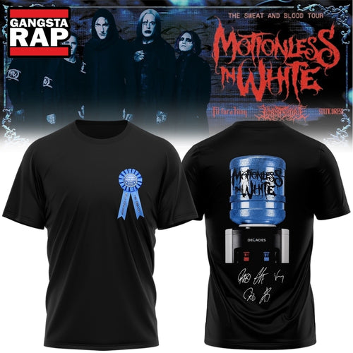 Motionless In White Signed Decades 2026 T Shirt , Music Trending 3D Shirt