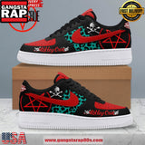 Motley Crue Limited Edition Air Force 1 Running Sneakers Shoes