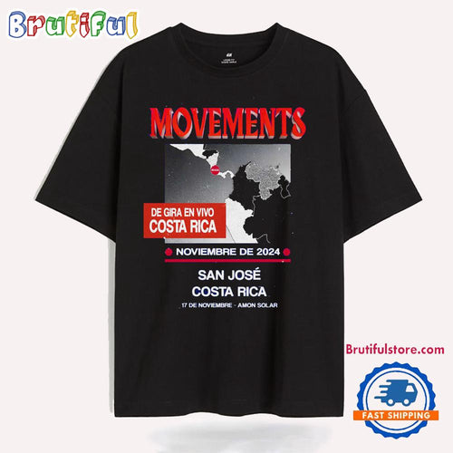 Movement At Amon Solar In San José Costa Rica On Nov 17 2024 Tour T Shirt