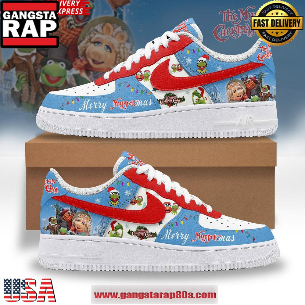 Muppet Christmas Carol Limited Edition Air Force 1 Running Sneakers Shoes