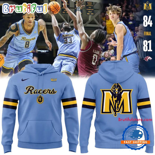 Murray State Racers 2025 Men’s Basketball Powder Blue Uniform Hoodie Shirt