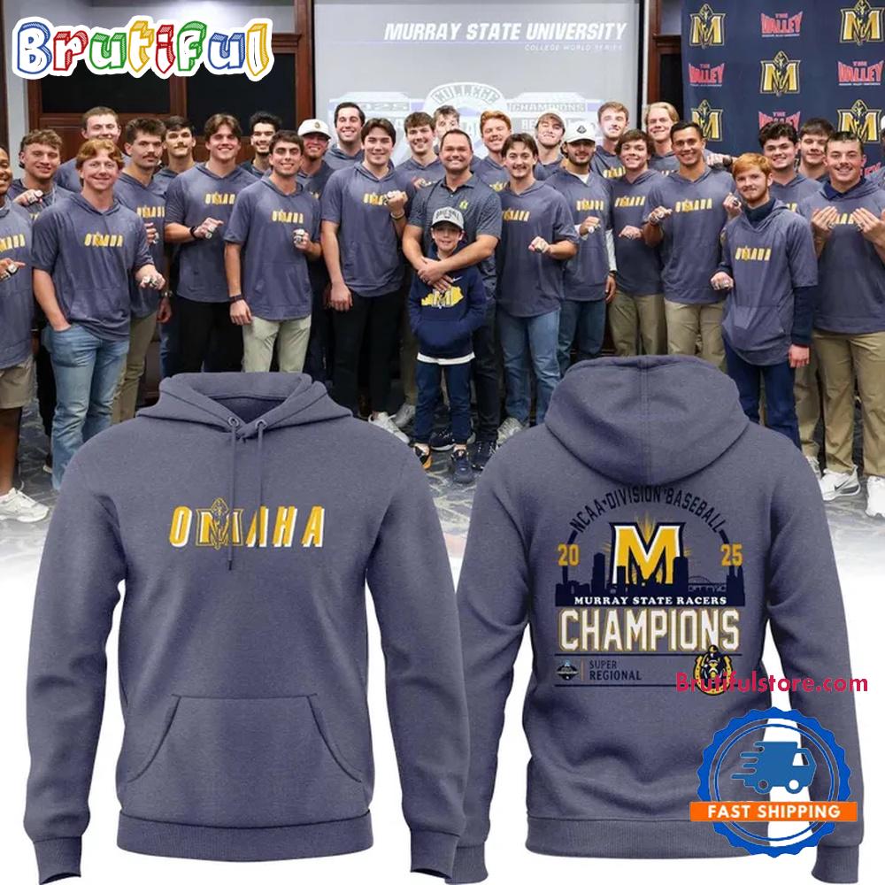 Murray State Racers Baseball Special OMAHA 2026 Hoodie Shirt