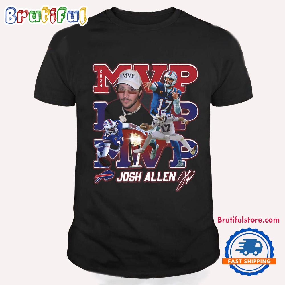 MVP Josh Allen Buffalo Bills 2025 T Shirts