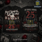 My Chemical Romance 25th Anniversary Black T-Shirt