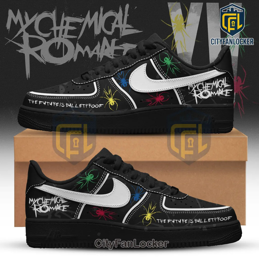 My Chemical Romance Killjoys Bulletproof Air Force 1 Sneakers