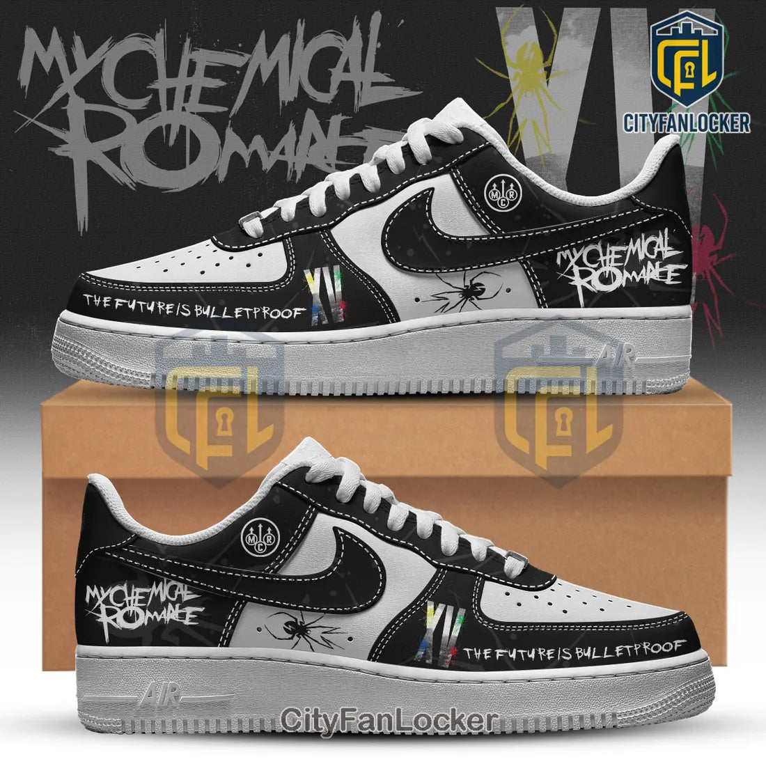 My Chemical Romance Killjoys Custom Air Force 1 Sneakers