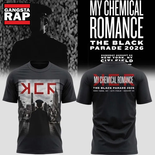 My Chemical Romance The Black Parade 2026 Tour Citi Field New York NY T Shirt , Music Trending 3D Shirt