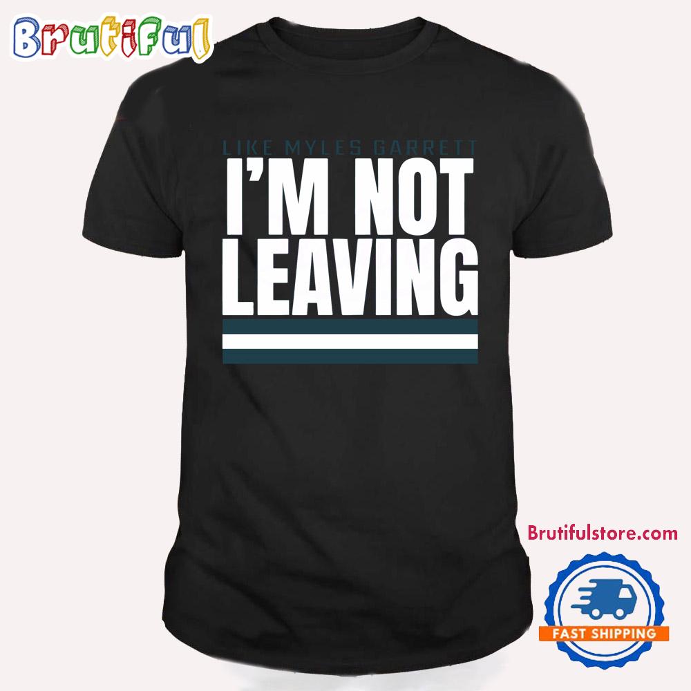 Myles Garrett Vibes Im Staying Put T Shirt