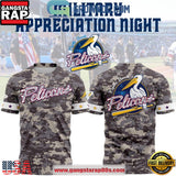 Myrtle Beach Pelicans 2026 Military Appreciation Night Unisex T-Shirt