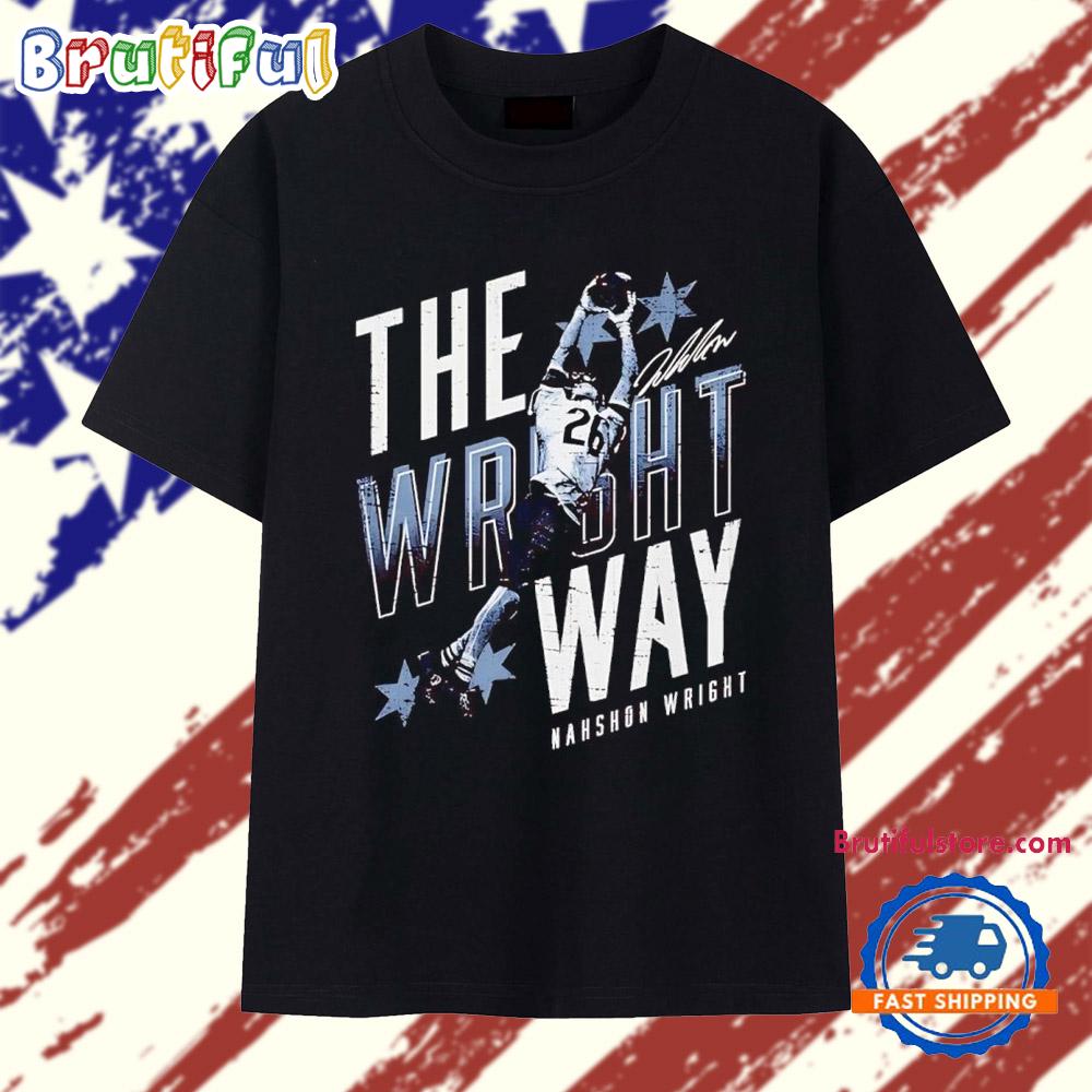 Nahshon Wright the Wright way Chicago Bears T Shirt