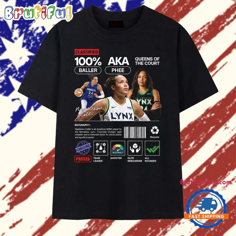 Napheesa Collier Phee Minnesota Lynx Queens Of The Court T Shirt