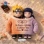 Naruto and Hinata Valentine Couple Stuffed Plush Toys