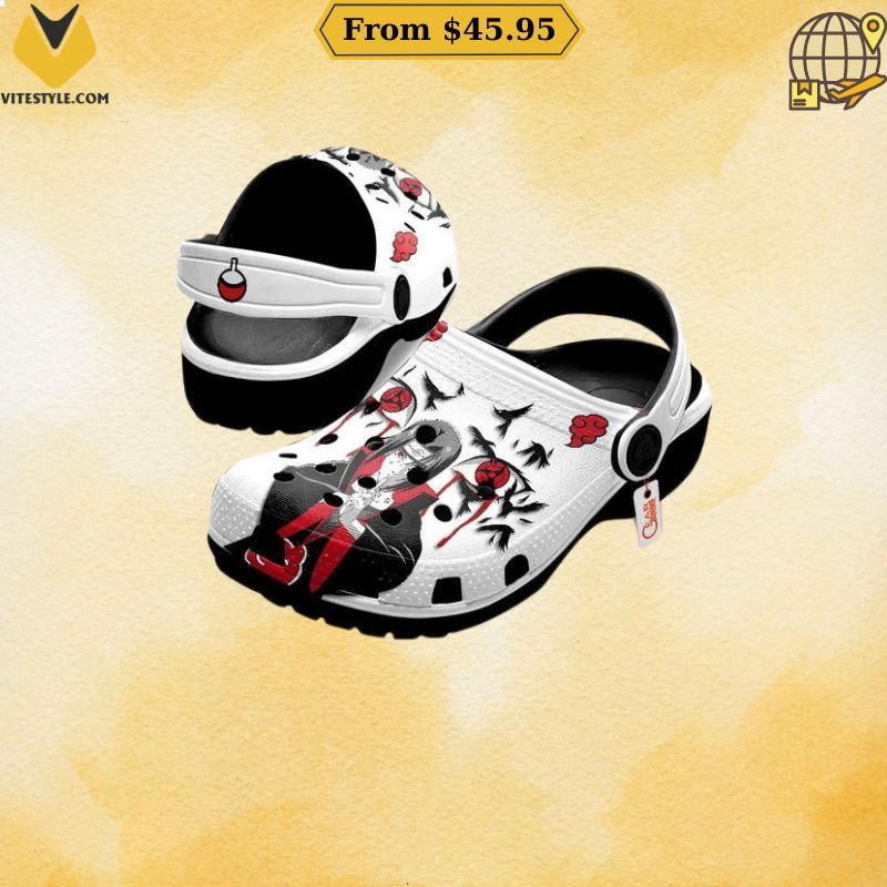 Naruto Shippuden Sharingan Itachi Uchiha Crocs Crocband Shoes