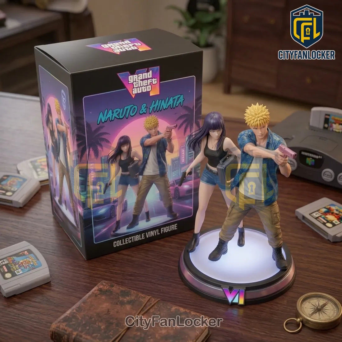 Naruto x Hinata Grand Theft Auto VI Vinyl Figure