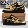 Nas Light Years Black & Gold Hip Hop Graphic Custom Air Force 1 Shoes, Music Air Force 1 Shoes