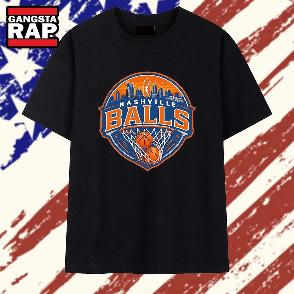 Nashville Balls WNBA basketball logo T Shirt , Vintage Trending Shirt