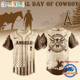 National Day of Cowboy x Los Angeles Angels 2025 Edition Baseball Jersey