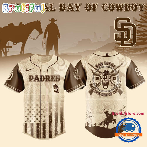National Day of Cowboy x San Diego Padres 2025 Edition Baseball Jersey