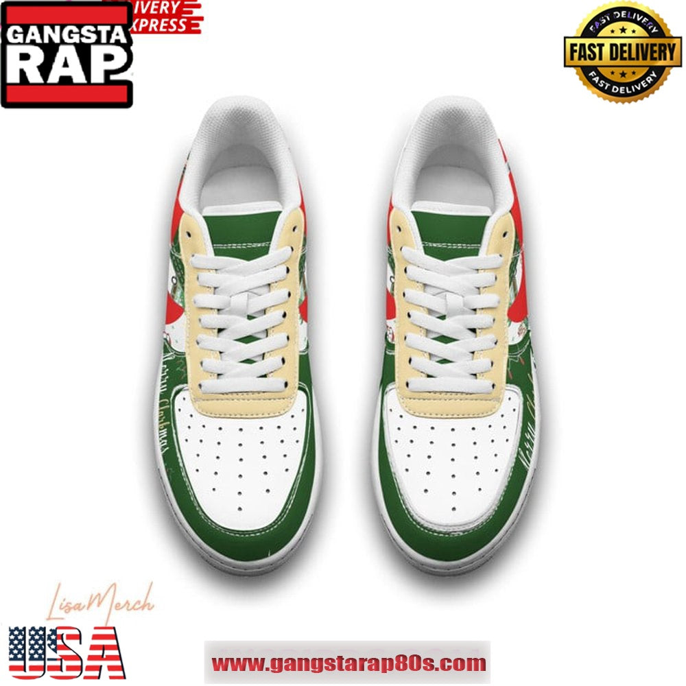 National Lampoon Merry Christmas Limited Edition Air Force 1 Running Sneakers Shoes