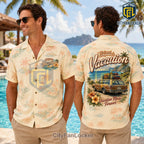 National Lampoon’s Vacation Wagon Cream Hawaiian Shirt