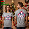 National League Baseball Logo Ugly Christmas Sweater