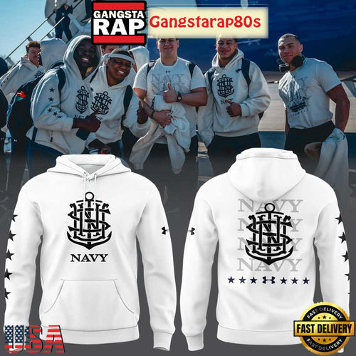 Navy Football Autozone Liberty Bowl 2026 Unisex Hoodie