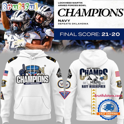 Navy Midshipmen Special Armed Forces Bowl Hoodie T-Shirt